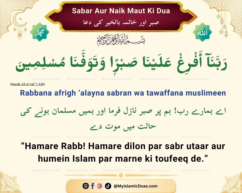 6 Best Duas for Patience, Strength, Forgiveness & Success (Quranic & Authentic Supplications) 8 sabar-aur-naik-maut-ki-dua